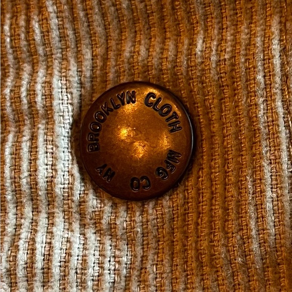 Brooklyn Cloth Tan Corduroy Sherpa-Lined Utility Jacket - Picture 7 of 7